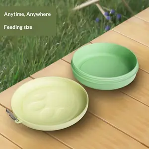 Pet Outdoor Portable Dog Food Bowl