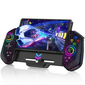 BEBONCOOL Switch Controller with Hall Joystick for Nintendo Switch/OLED, One-Piece Wired Switch Pro Control with Turbo/4 Game Slot/Vibration, Handheld Joypad Controller for Nintendo Switch Controller