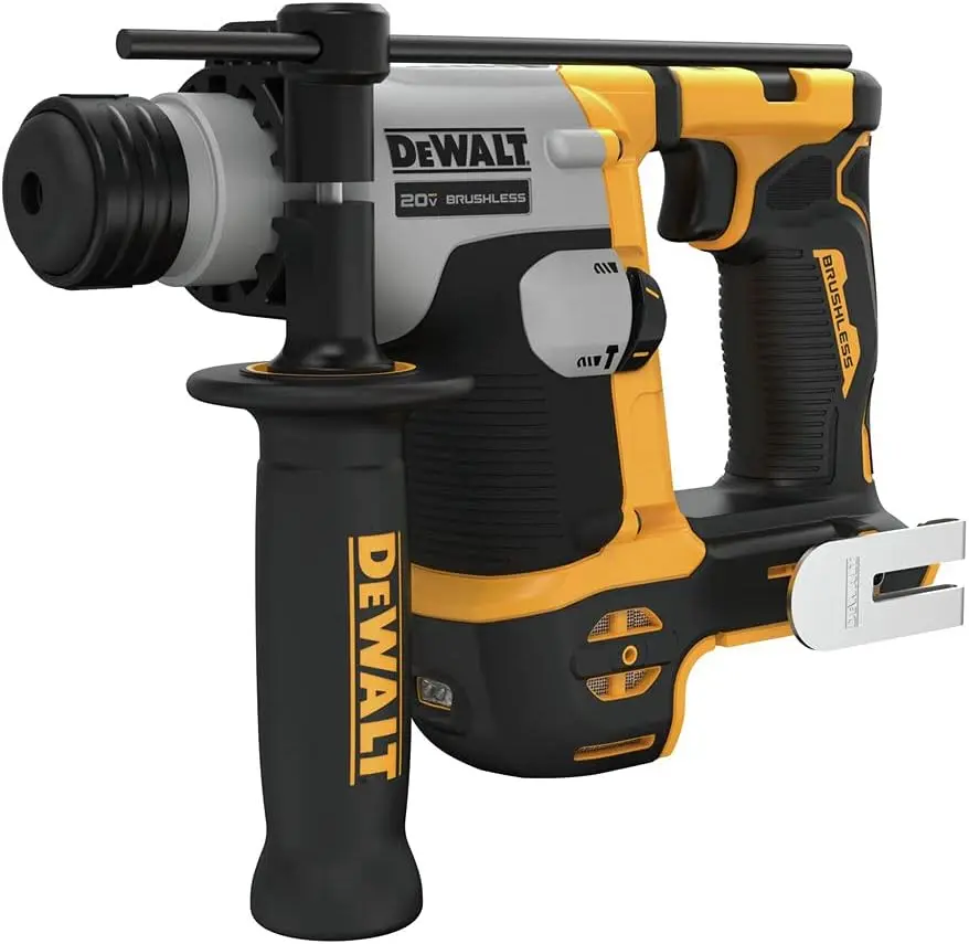 DEWALT 20V MAX SDS Plus Rotary Hammer Drill, Cordless, 5/8 in., Tool Only (DCH172B), Special Feature-Brushless Motor, Compact
