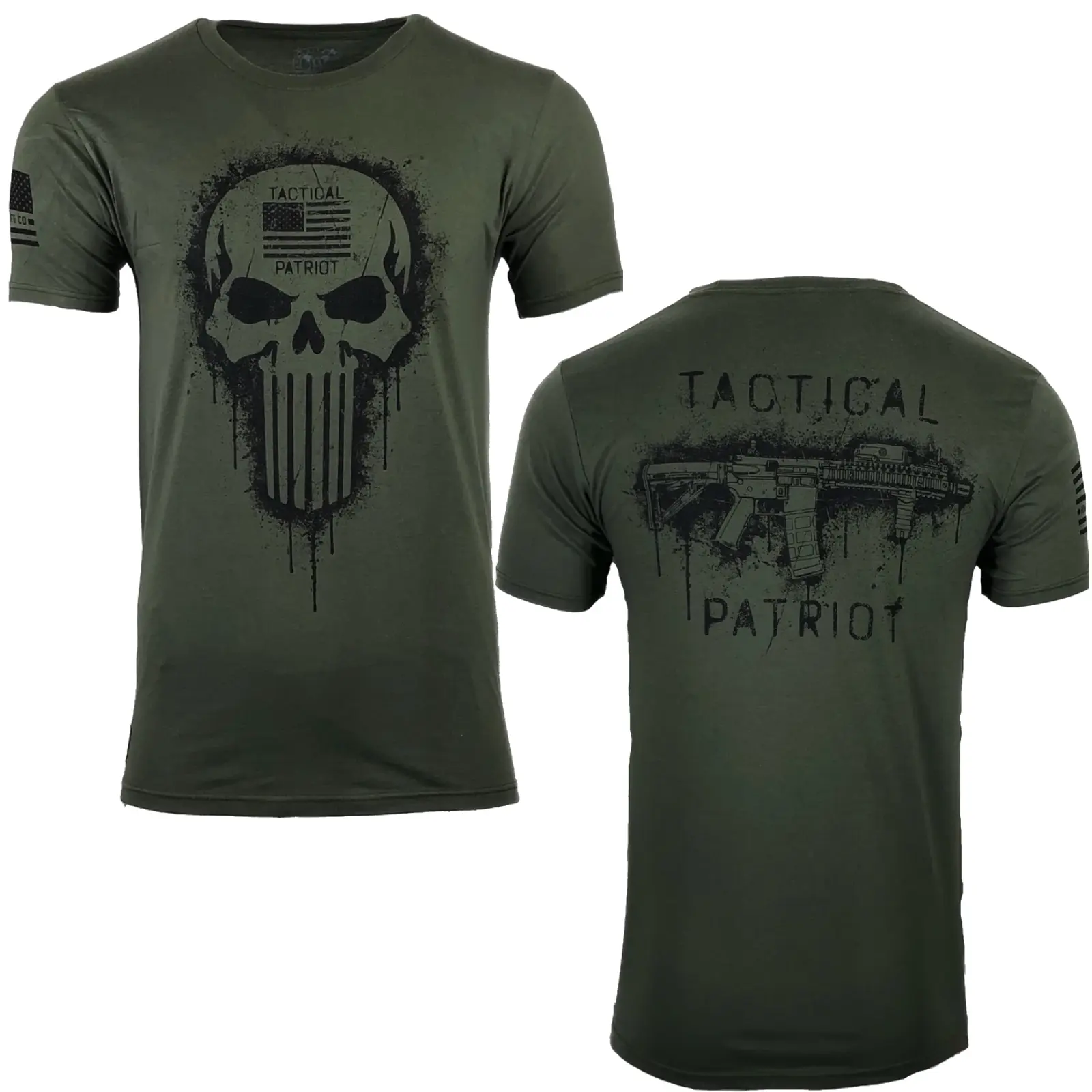Tactical Patriot Army T-Shirt, Military Tee, Cotton Classic Top