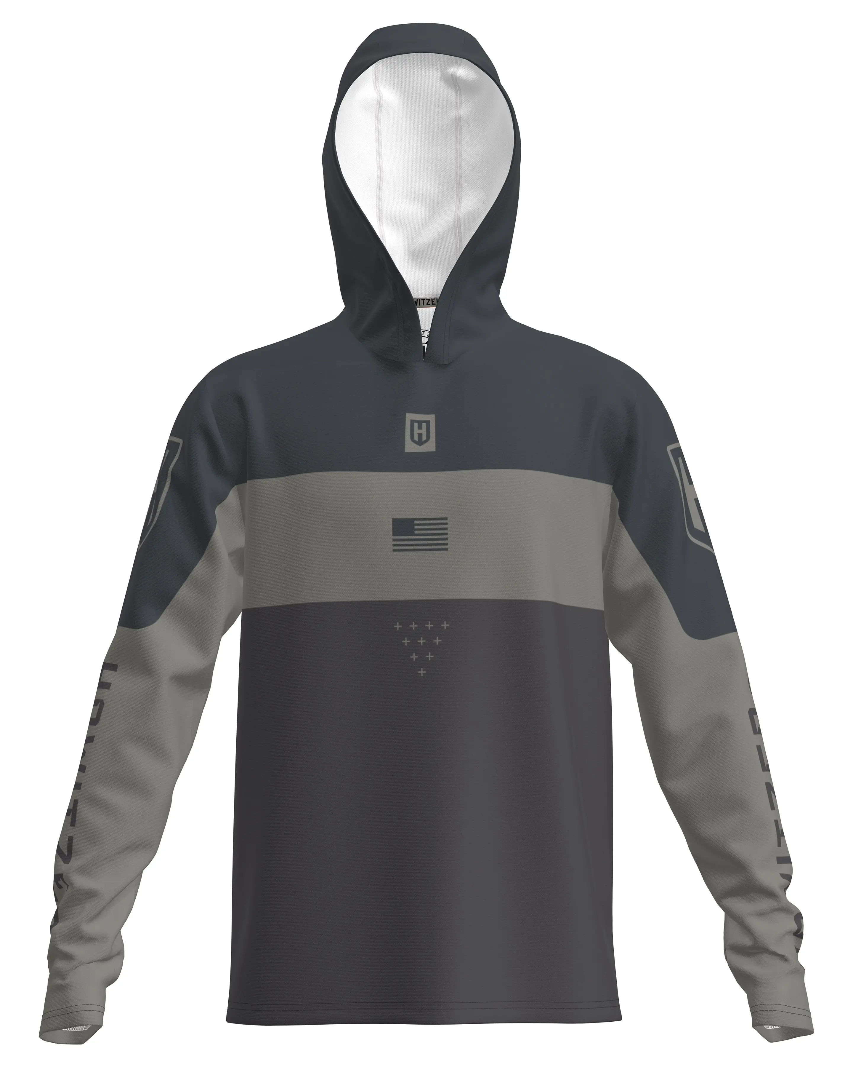 Howitzer Men's Ambush Performance Hoodie Sweatshirt - 4-Way Stretch, Wrinkle-Resistant, Sun Protective Tops, Sweatshirts, Fabric, Pullover