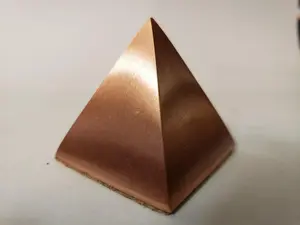 Solid Copper Pyramid - 2.5 inches