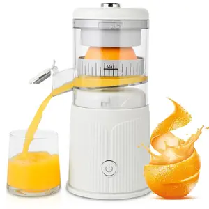 Fast Juicer Machine Cordless & Rechargeable Fresh Pulp-Free Juice in Seconds Compact 10.6 Electric Squeezer for Oranges
