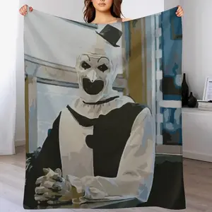 Art The Clown - Terrifier Throw Blanket Decorative Summer Fashion Sofas Quilt Blankets