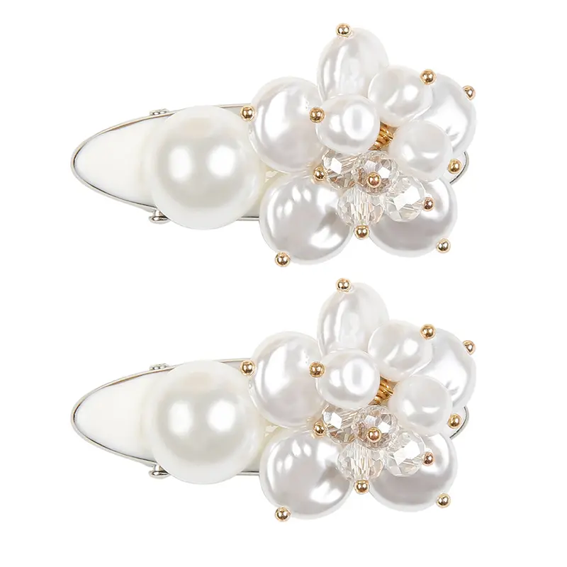 pearl hair clips side part - TikTok Shop display picture 1