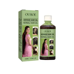 OUHOE Herbal  Oil Gentle Nourishing Scalp Strengthening  Cleansing Scalp Care Smooth  Oil blonde brown  color shampoo Thinning  Growth Serum   spray hair oil treatment
