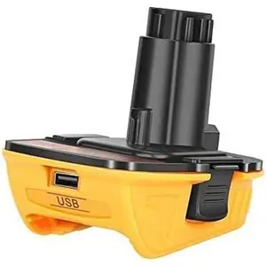 DCA1820 with USB Adapter Compatible with Dewalt 18V Tools