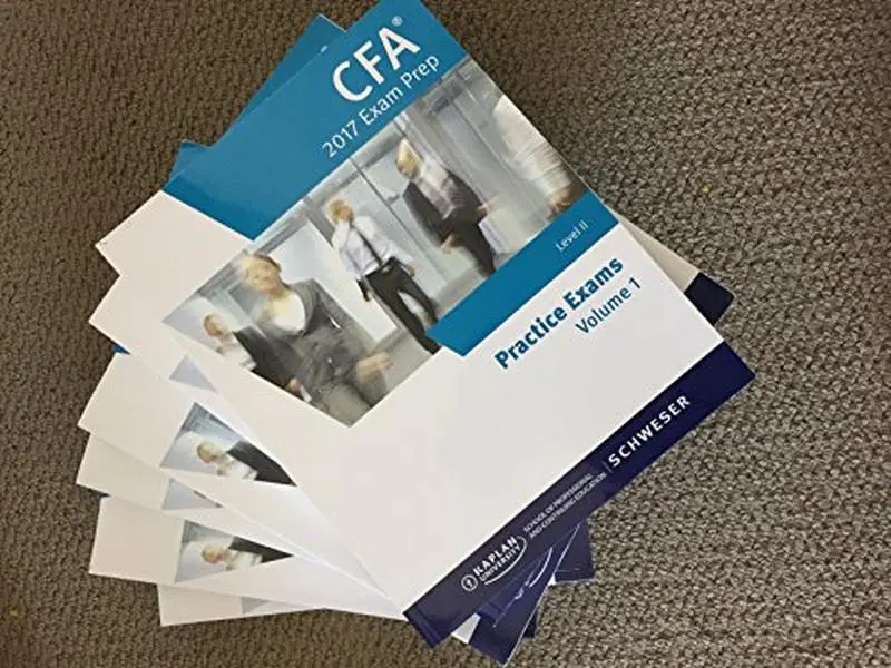 USED-2017 CFA Level 2 Kaplan Schweser: Books 1-5, Practice Exam Vol 1-2, QuickSheet (7 Volume Set) by Kaplan Schweser (Paperback)