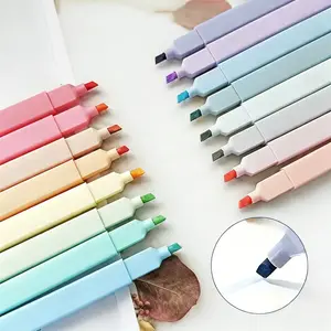 20pcs Pastel Aesthetic Highlighters, Marker Highlighter, Chisel Tip, No Bleed Feature Bible Highlighter, Assorted Colors, Journaling School & Office Supplies