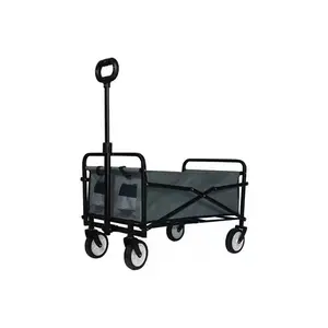 INTEXCA Mini Foldable Multi-Function Wagon for Shopping, Travel - Grey