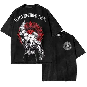Escanor Seven Deadly Sins Anime Graphic T-Shirt, Vintage Washed Streetwear Tee, Perfect Gift For Anime Fans
