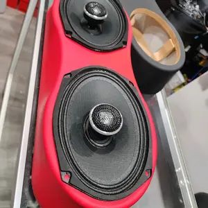 Universal 23 ” Sound Bar  Pod  2 x 6X9 Midrange   (wood and fabric ) LEER PRIMERO NO INCLUYE BOCINAS,  NO SPEAKERS INCLUDING