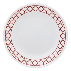 Corelle® Crimson Trellis 6.75" Appetizer Plate
