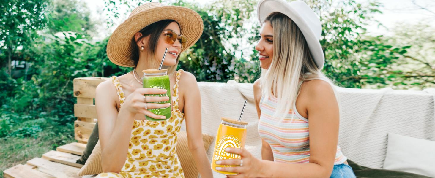 Mothers Day Gifts for Mom from Daughter Son, Gifts for Women Mama Stepmom Mother In Law Bonus Mom, Personalized Anniversary Birthday Mothers Day Presents for Wife from Husband - Can Glass Cups 16OZ