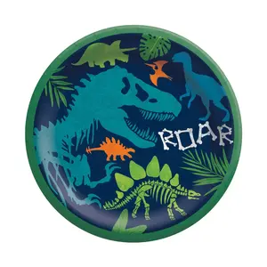 Dinosaur Dino-Mite Birthday Dinner Plates, Pack of 8