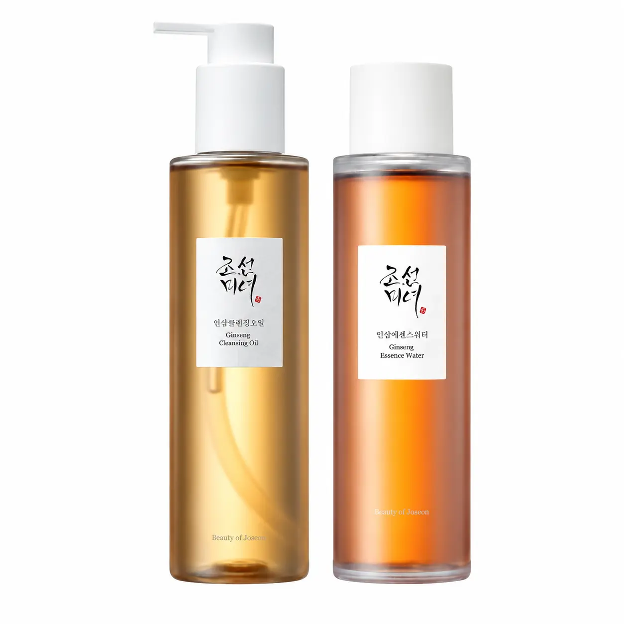 Beauty of Joseon Ginseng Duo – Cleansing Oil 210ml & Essence Water Toner 150ml for Hydrating & Brightening Cleanser Korean