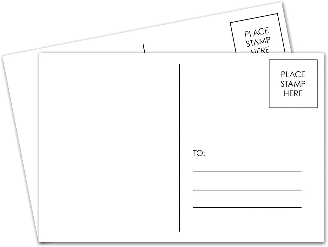 50 Blank White 4 x 6 Postcards Postal Office Compliant Mailable for Holidays Weddings Birthdays Small Businesses Ready to Ship No Envelopes Needed Thick Durable 12Pt Cardstock