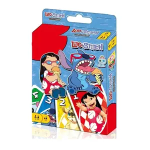 Mattel Games UNOes Stitch Card Game for Family Night Featuring Tv Show Themed Graphics and a Special Rule for 2-10 Players