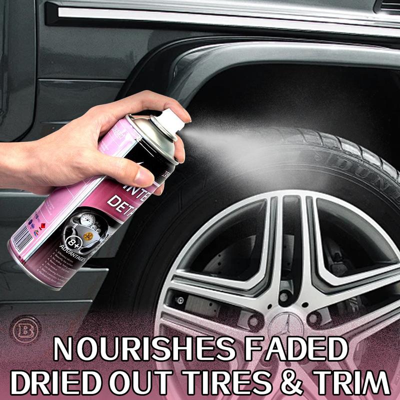 Tekard Interior Detailer Restorer Polishesfor Leather,Plastic ,Rubber,User Friendly TrimRestorer Safe Auto Detailing Supplies-15 Oz KitUV Protection Car