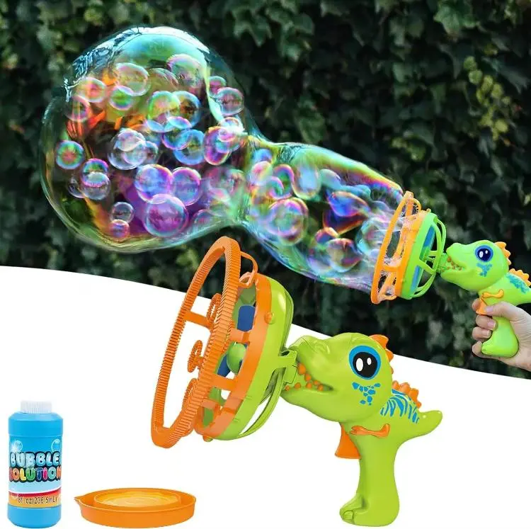 Dinosaur Bubble Machine Model Blowing Big Bubble ,Bubble Machine,Fully Automatic Handheld Electric Bubble Machine,Outdoor Parent-Child Toys,Suitable for children aged 3 years and above