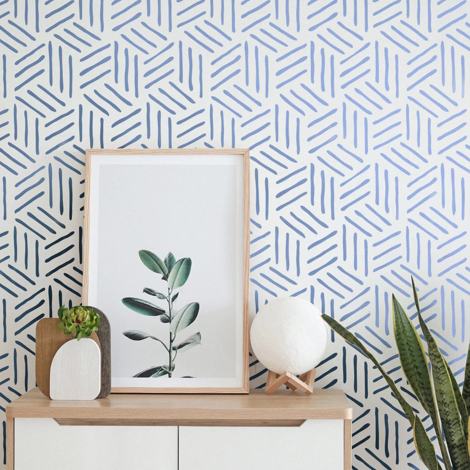 LORTIE- Modern Geometric Wall Stencil- Hexagon Wall Stencil- Reusable Stencils For Painting-638