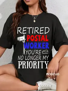 100% Cotton Post Office Retirement Shirt - Retired Postal Worker Gift T-Shirt