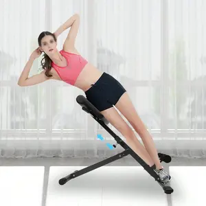 5-Level Adjustable Home Roman Chair Back Extension Bench, Professional Workout for Glutes, Legs and Hamstrings, High Weight Capacity Fitness Equipment