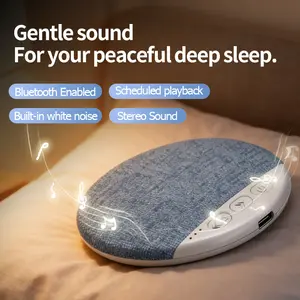 Upgraded Sleep Pillow Speaker Wireless Under-Pillow Bluetooth 5.4 with White Noise Sleep Timer Ultra-Thin Stereo Bass for Adults Kids 200mAh Type-C Charging - Audio