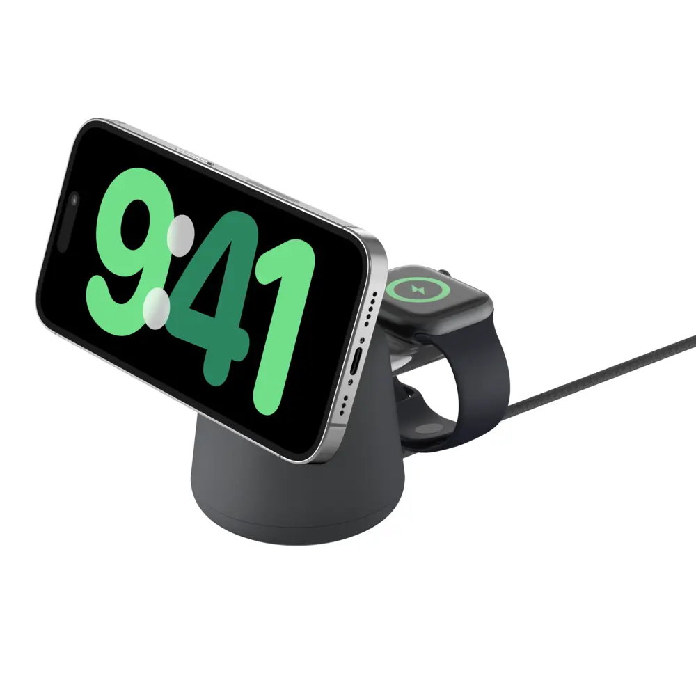 Belkin BoostCharge Pro 2-in-1 Wireless Charging Dock with Qi2 15W Belkin BoostCharge Pro 2-in-1 Wireless Charging Dock with Qi2 15W