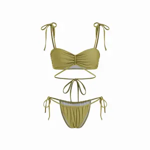 Cider Sweetheart Criss Cross Bracelet Bikini Set