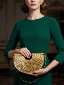 Women's Fashion Fringe Clutch Bag, Evening Wedding Woven Handbag, Formal PU Leather Shoulder Crossbody Bag, Party Dance Designer Bag