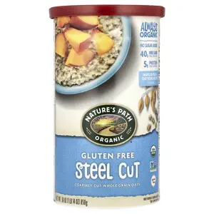 Nature's Path Organic Whole Grain Oats, Gluten Free, Steel Cut, 30 oz (850 g)