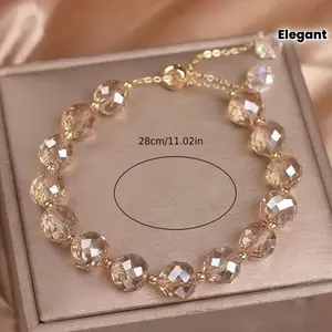 Elegant Woven Friendship Bracelet, Minimalist Niche Design, Simple Hand Jewelry for Students & Best Friends, Perfect Back-to-School Season Gift