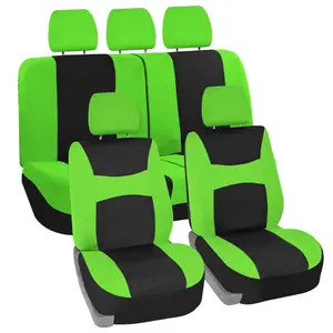 Light & Breezy Flat Cloth Seat Covers - Full Set Green