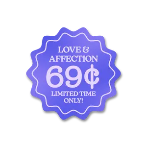 69 Cents Sticker