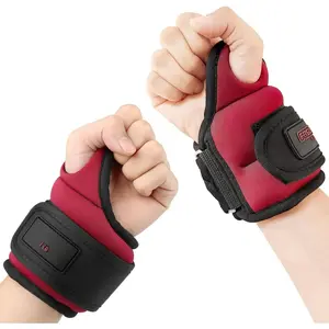 Wrist Weights with Thumb Loops Lock for Men Women 1lb*2 2lbs*2 3lbs*2 Ankle Weights Weighted Gloves for Running Strength  Yoga Walking Exercises