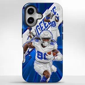 Lamb Style Ceedee Graffiti MagSafe iPhone Case, Sporty Junk Case Charm, Pattern Couples Phone Case, Multi-Camera Phone Case, Cute Protective Phone Case With Double Protection, Durable Cover For iPhone 12 13 14 15 Pro Max