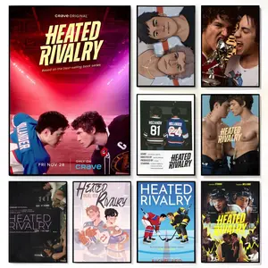 Competitive Thrilling Drama TV Series H-Heated R-Rivalry Poster Art Deco Style Fade-resistant Self-adhesive posters that Perfect for gifts and creating walls in bedrooms Living rooms Bars Coffee houses and Restaurants HD printing waterproof protection