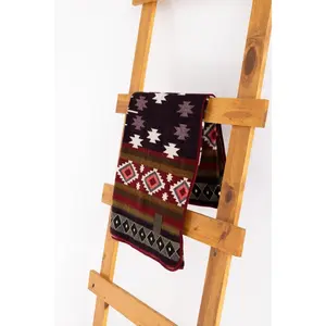 Sierra Rust Soft-Weave Blanket