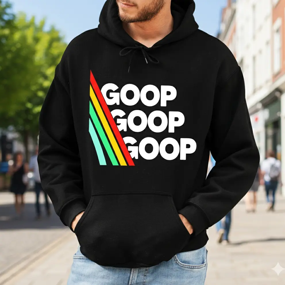 The Burnt Peanut GOOP GOOP GOOP Meme Hoodie Whimsical Viral Streetwear, Gift For Women and Man Unisex Shirt
