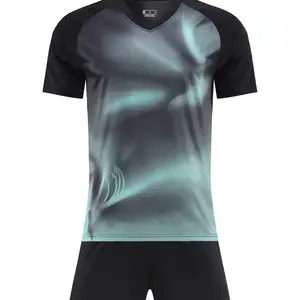 Football Suit Training Vest Breathable Jersey - Black and Teal Design for Enhanced Performance