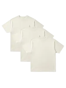 S32 Organic Standard Fit Cropped Tees, Artic Wolf 3-Pack