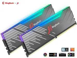 Kingbank RGB 64GB (2 x 32GB) 288-Pin PC RAM DDR5 6400 (PC5 51200) Desktop Memory Model KRRB32G6400AC30*2
