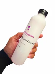 Extravaganza Nails Liquid Brush Cleaner Solution 8oz for Effective Nail Art Maintenance Liquid Form 8oz Capacity Ideal for Nail Artists