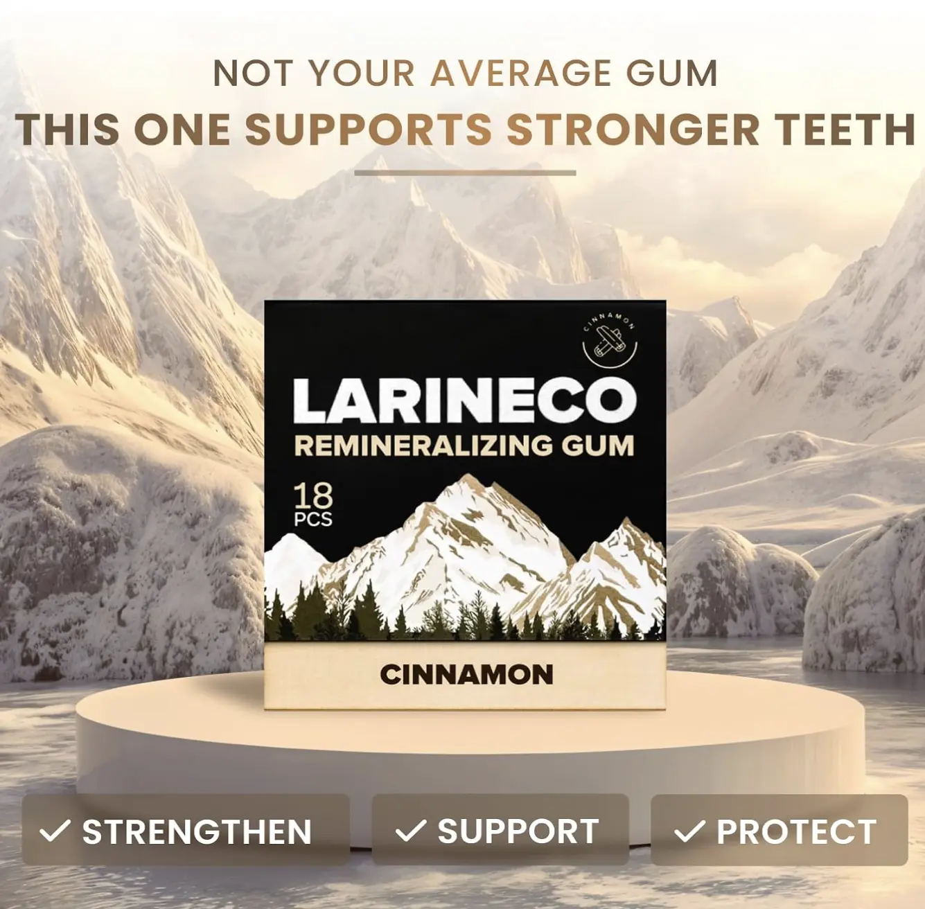 Cinnamon Remineralizing Gum