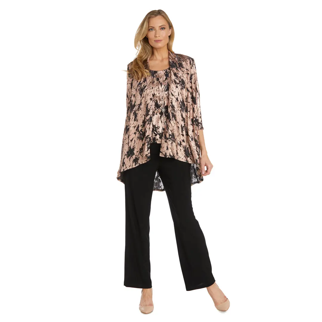 R&M Richards 1052 Mother of the Bride Long Formal Pant Suit Jacket Set