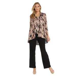 R&M Richards 1052 Mother of the Bride Long Formal Pant Suit Jacket Set