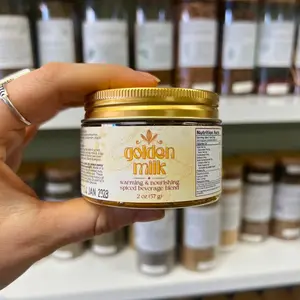 Golden Milk Drink Mix: Made with Organic Ceylon Cinnamon, Turmeric, Cardamom, & Ginger