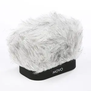 Movo - WS-R30 Professional Furry Windscreen with Acoustic Foam Technology for Zoom H4n, H5, H6, Tascam DR-100 MKII and Sony PCM-D50