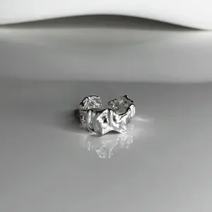 Abstract Wrinkle Ring